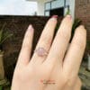Nhẫn bạc thạch anh hồng 10 nhan 5