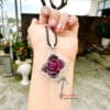 Mặt dây Ruby Nam Phi bọc bạc