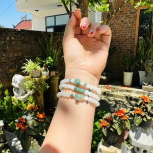 Chuỗi vòng tay tài lộc bạch ngọc