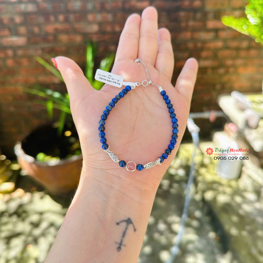 Lắc chân đá Lapis 1 Lắc chân đá Lapis