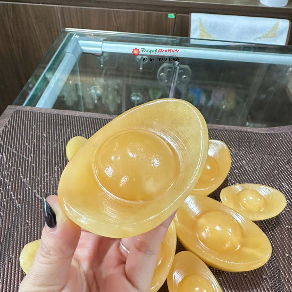 Thỏi vàng đá ngọc hoàng long 5 thoi vang 5