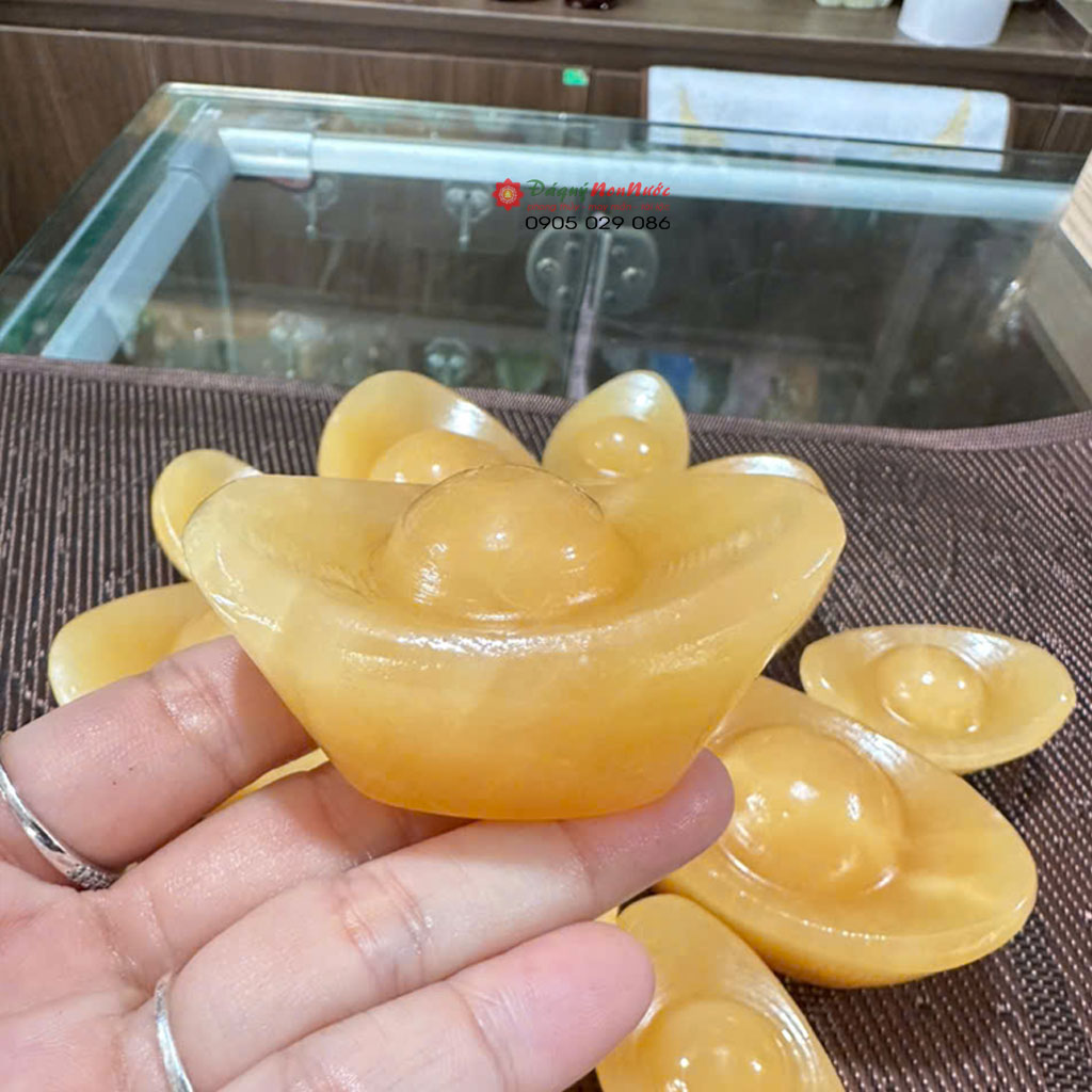 Thỏi vàng đá ngọc hoàng long 4 thoi vang2