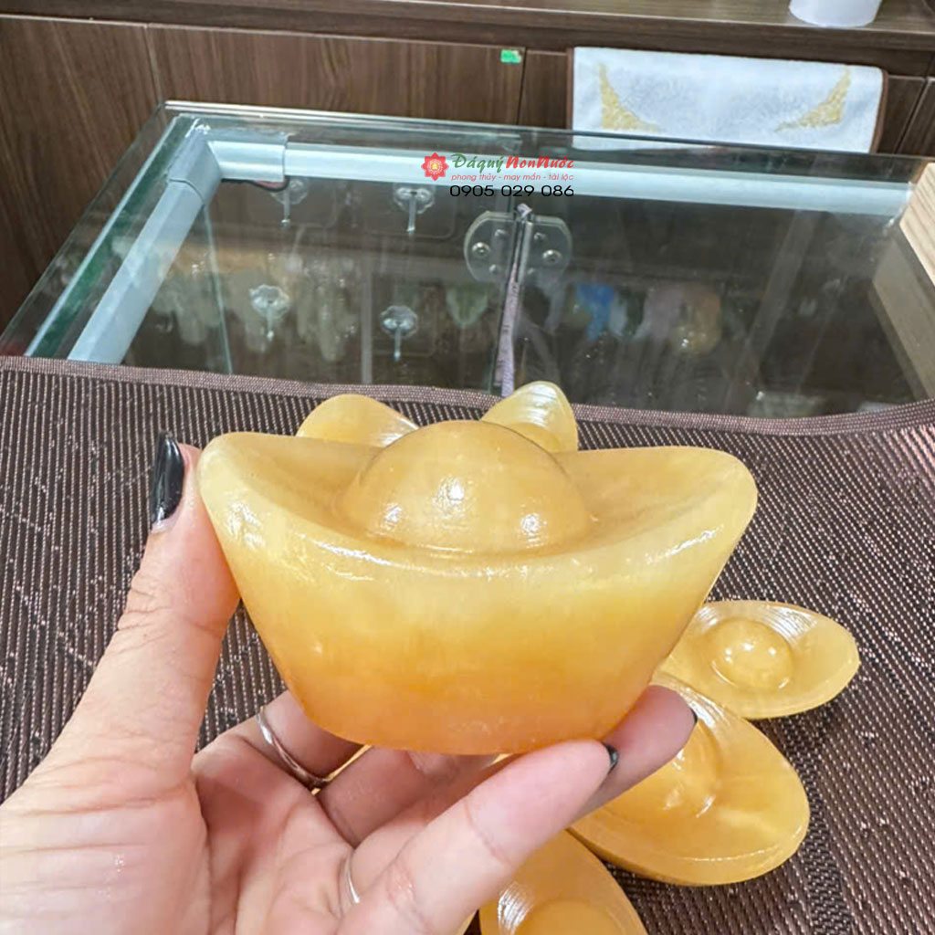 Thỏi vàng đá ngọc hoàng long 1 Thỏi vàng đá ngọc hoàng long
