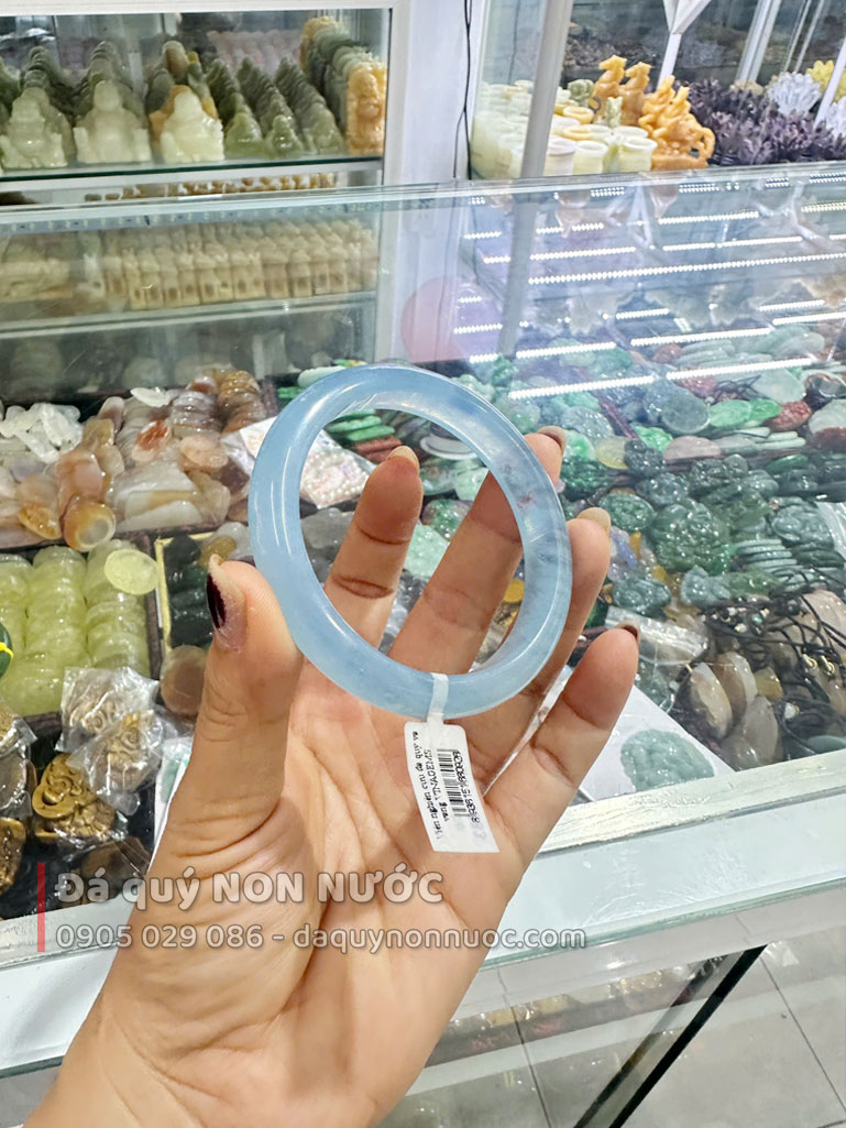 Vòng tay thạch anh Aquamarine
