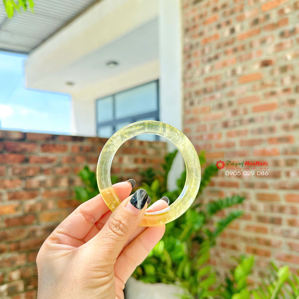 Kiềng Thạch anh vàng bản hẹ 5 kieng thach anh vang vip 5