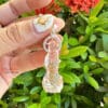 Mặt dây chuyền quan âm đứng thạch anh tóc nâu 9 mat day chuyen quan am4