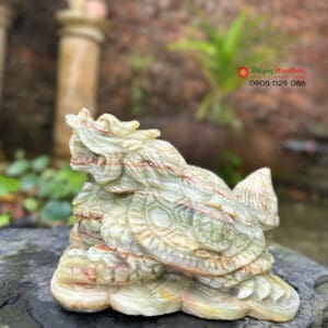 Tượng Long Quy Đá Ngọc Onyx