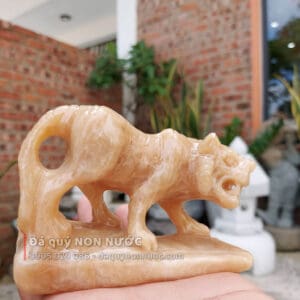 Tượng hổ đá vân gỗ