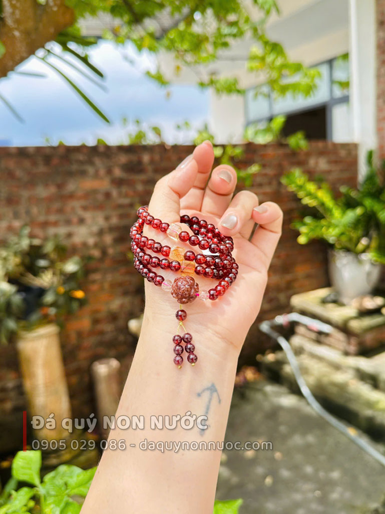 Chuỗi Garnet 108 Hạt 6 garnet2