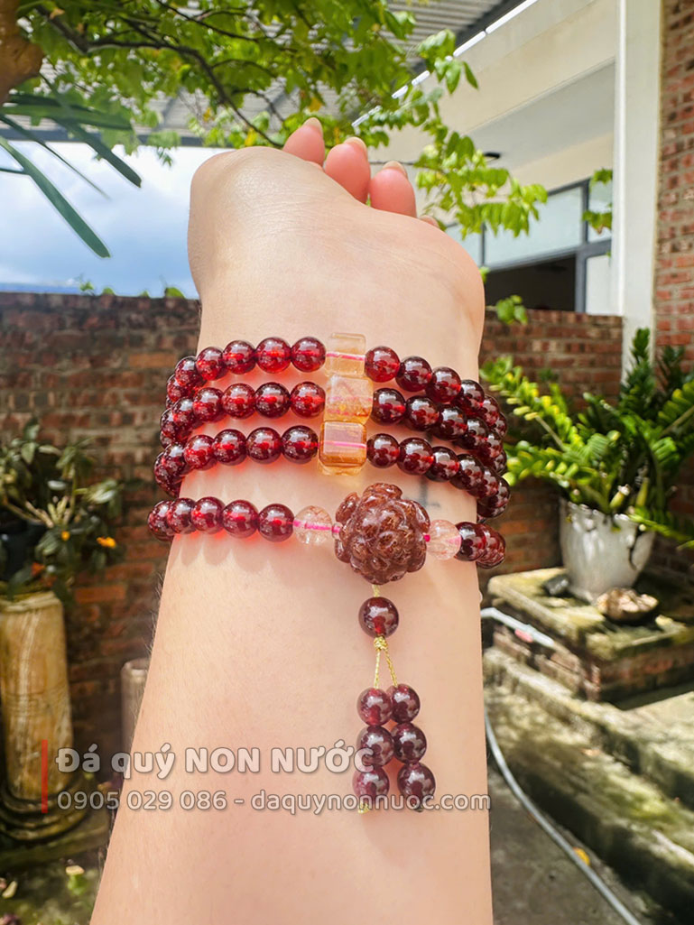 Chuỗi Garnet 108 Hạt 5 garnet3