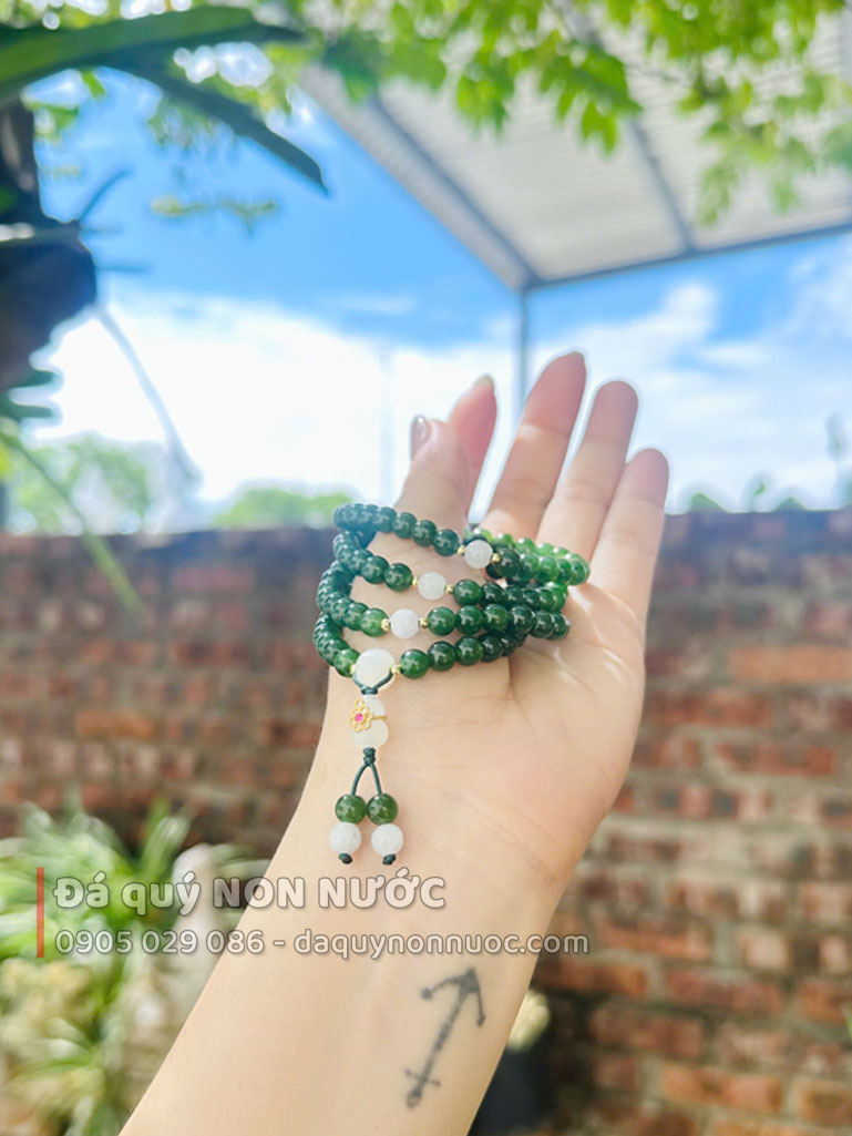 Chuỗi Bình An Ngọc Bích 108 Hạt 2 ngoc bich 11