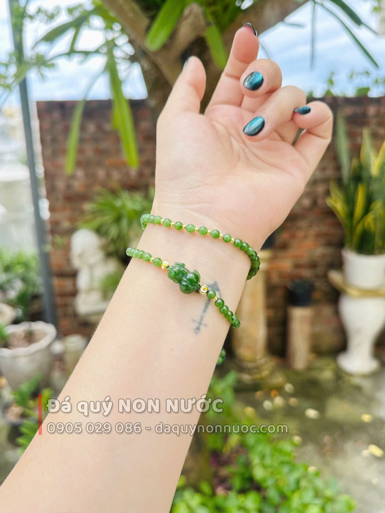 Vòng tay tỳ hưu Ngọc Bích 2 tyhuu 4