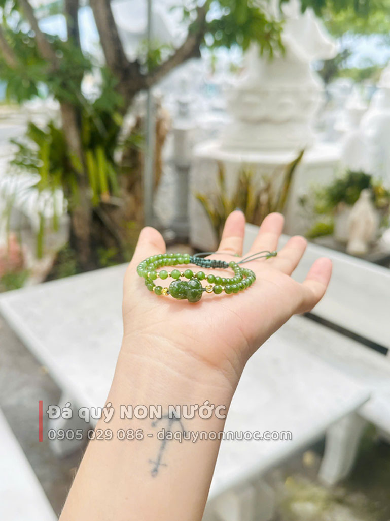 Vòng tay tỳ hưu Ngọc Bích 3 vong tay ty huu
